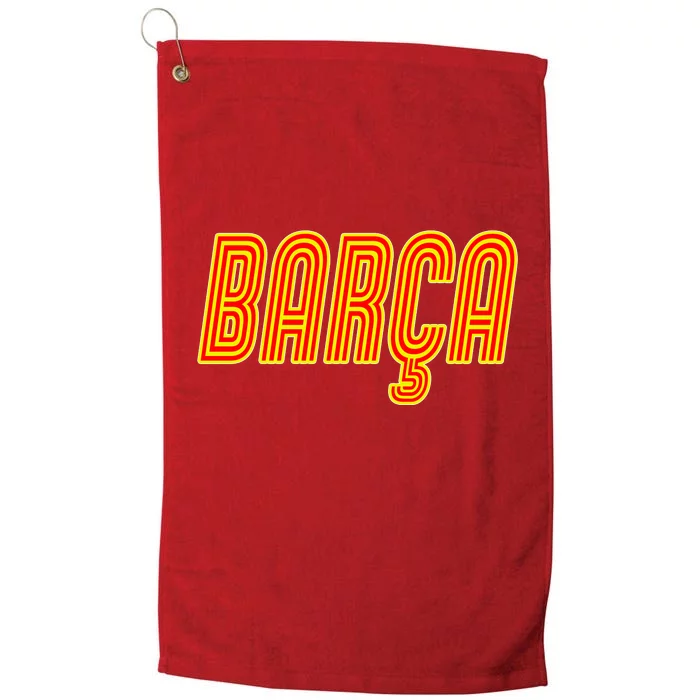 Barcelona Soccer Spain Barca Futbol Platinum Collection Golf Towel