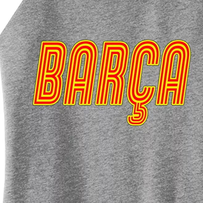 Barcelona Soccer Spain Barca Futbol Women’s Perfect Tri Rocker Tank