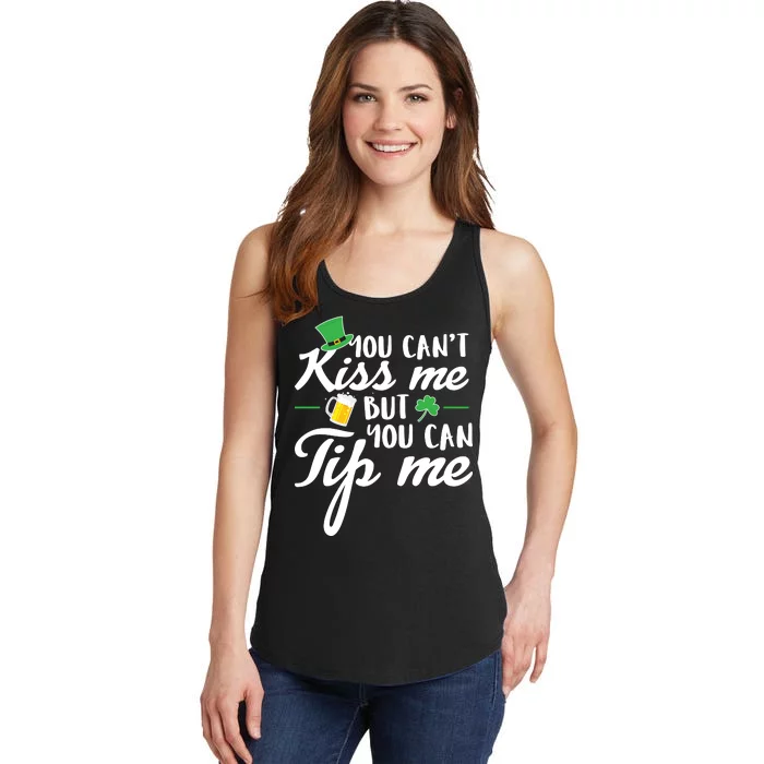 Bartender You Can't Kiss Me But You Can Tip Me Ladies Essential Tank