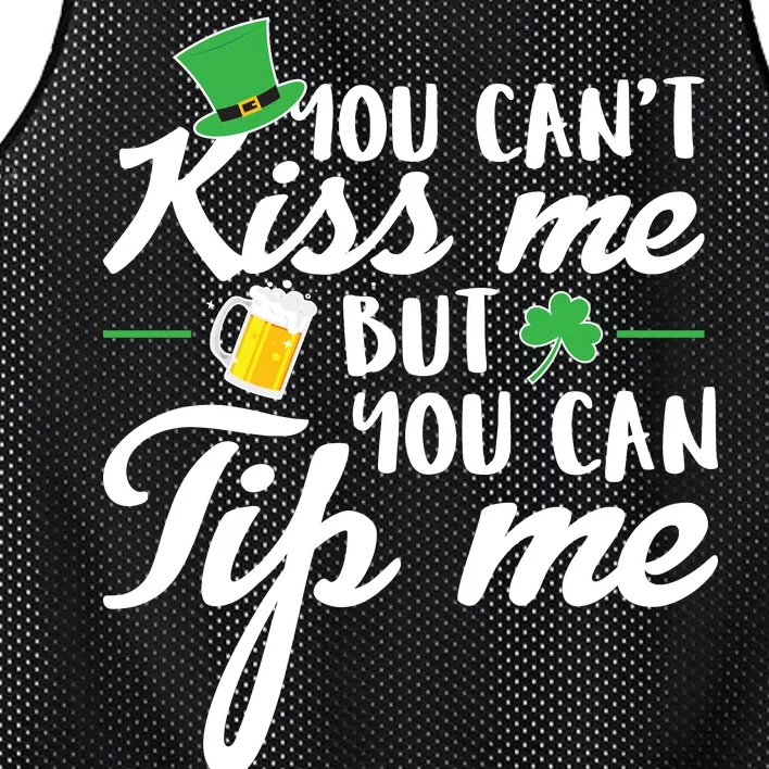 Bartender You Can't Kiss Me But You Can Tip Me Mesh Reversible Basketball Jersey Tank