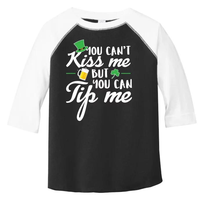 Bartender You Can't Kiss Me But You Can Tip Me Toddler Fine Jersey T-Shirt