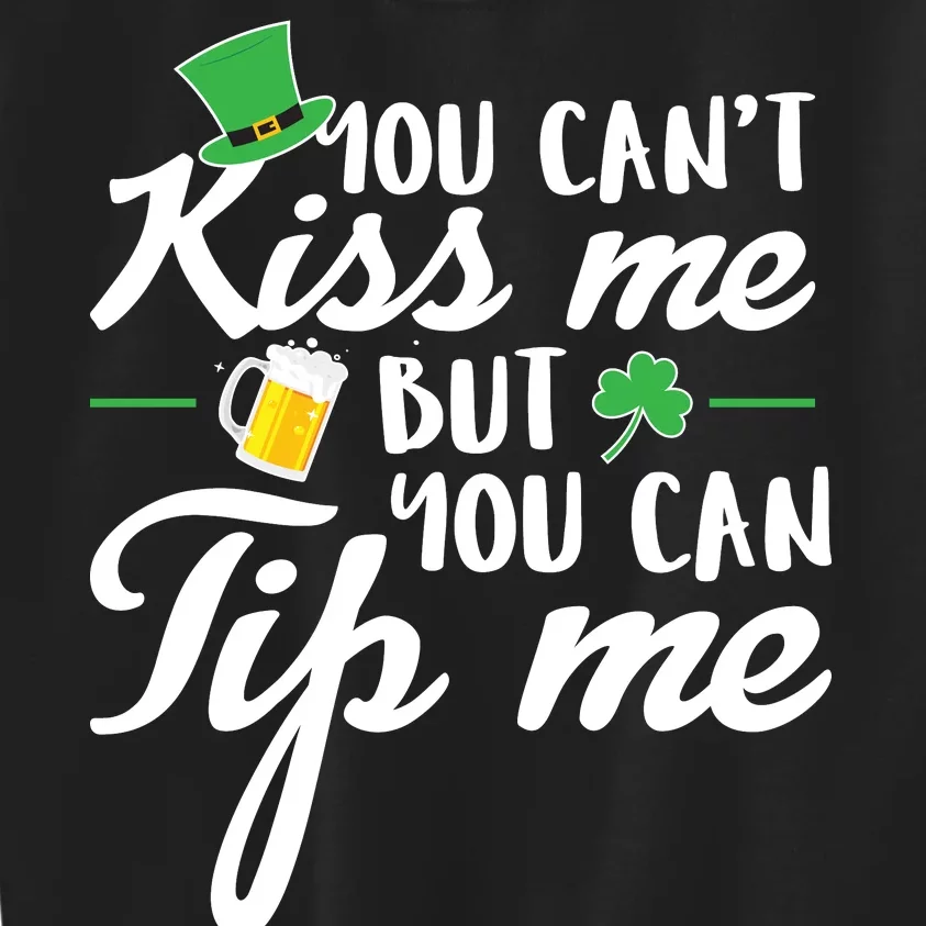 Bartender You Can't Kiss Me But You Can Tip Me Kids Sweatshirt