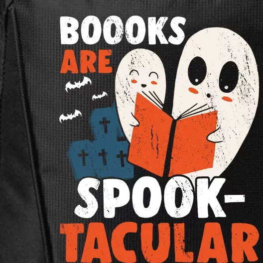 Books Are SpookTacular Halloween Bookworm Book Reading Meaningful Gift City Backpack