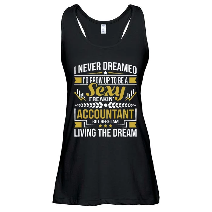 Be A Sexy Accountant Accounting Graduation Accountant Ladies Essential Flowy Tank