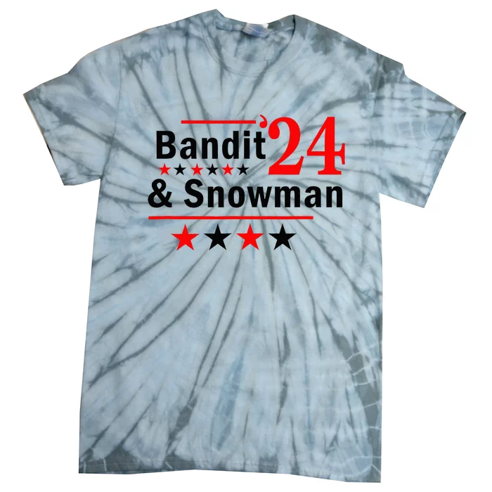 Bandit And Snowman 24 Tie-Dye T-Shirt