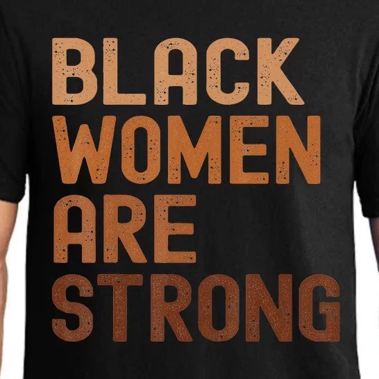 Black  are Strong Black History Month Pajama Set