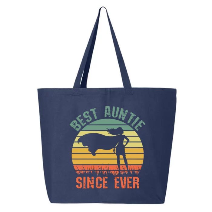 Best Auntie Since Ever Hero Super Aunt Birthday Aunts Great Gift 25L Jumbo Tote