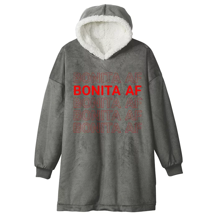 Bonita Af Spanish Pretty Latina Hooded Wearable Blanket