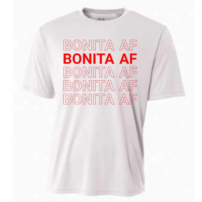 Bonita Af Spanish Pretty Latina Cooling Performance Crew T-Shirt