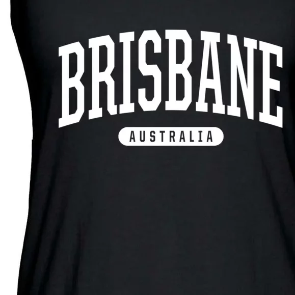 Brisbane Australia Souvenirs College Style Brisbane Australia Souvenir Gift Ladies Essential Flowy Tank