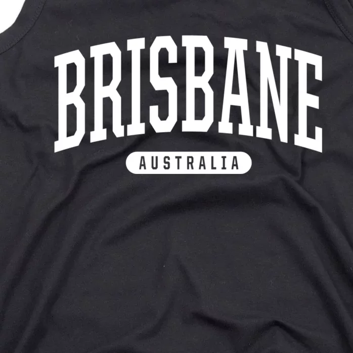 Brisbane Australia Souvenirs College Style Brisbane Australia Souvenir Gift Tank Top