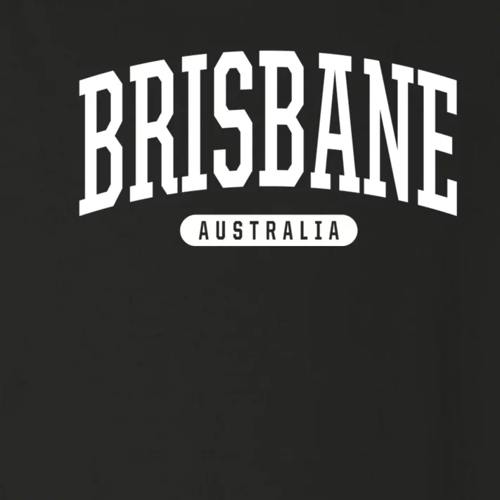 Brisbane Australia Souvenirs College Style Brisbane Australia Souvenir Gift Toddler Long Sleeve Shirt