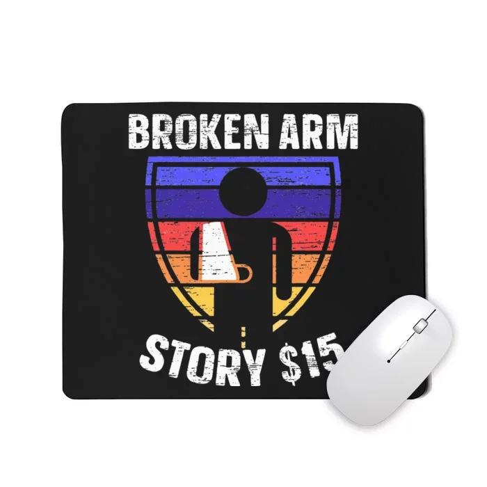 Broken Arm Story Injury Recovery Rehab Injured Hand Mousepad