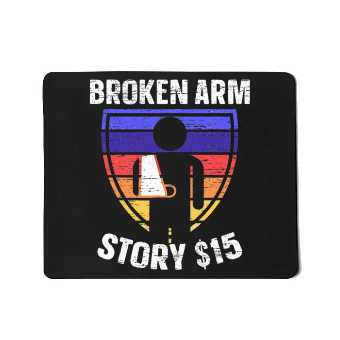 Broken Arm Story Injury Recovery Rehab Injured Hand Mousepad