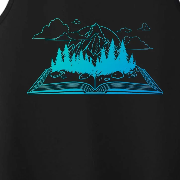 Bookish Adventure Storytelling Imagination Fiction Bookworm Gift Performance Tank