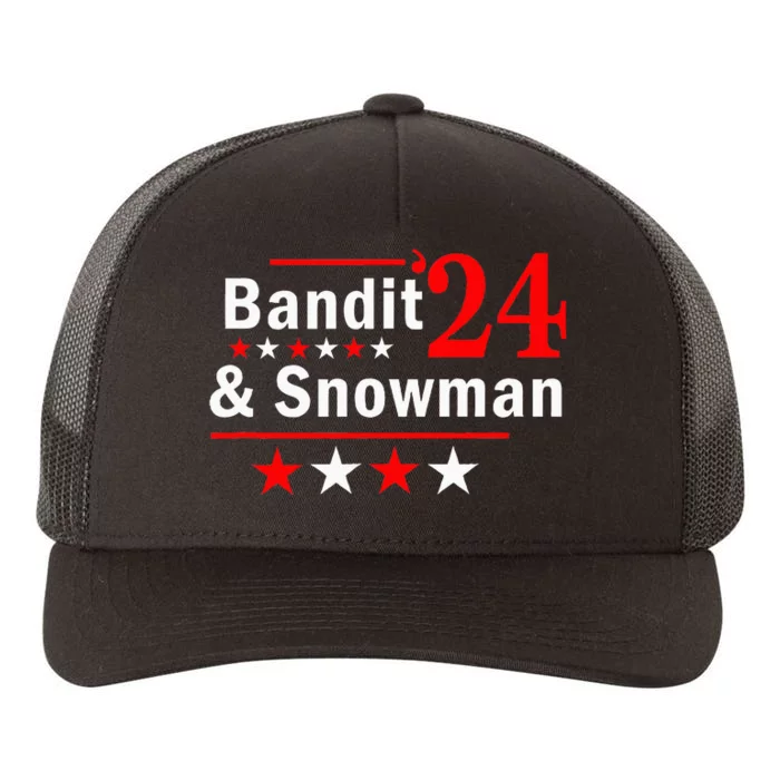 Bandit And Snowman 2024 Election Yupoong Adult 5-Panel Trucker Hat