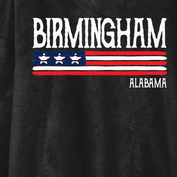 Birmingham Alabama Souvenir Gift Hooded Wearable Blanket