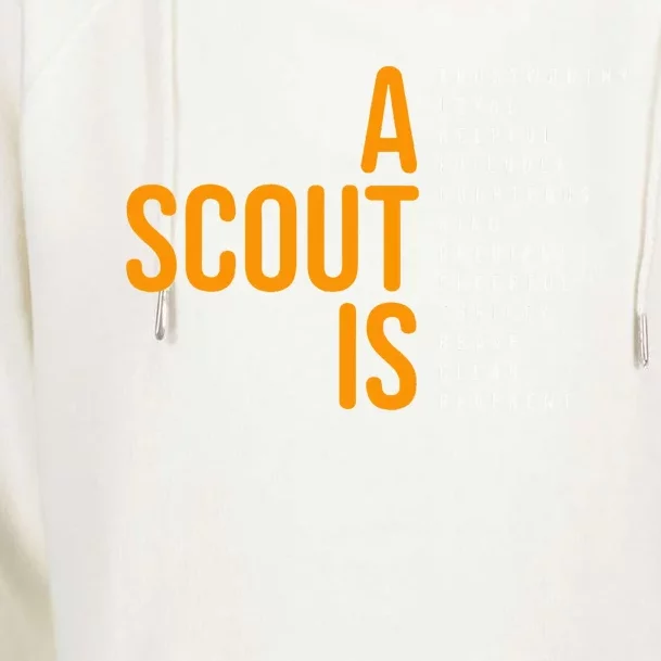 Bsa A Scout Is Womens Funnel Neck Pullover Hood