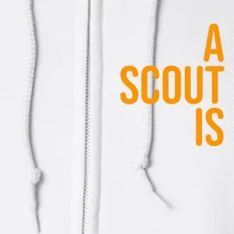 Bsa A Scout Is Full Zip Hoodie