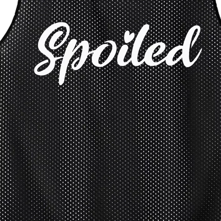 Broke And Spoiled Matching Couples Funny Mesh Reversible Basketball Jersey Tank