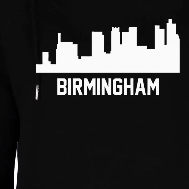 Birmingham Alabama Skyline Cityscape Womens Funnel Neck Pullover Hood