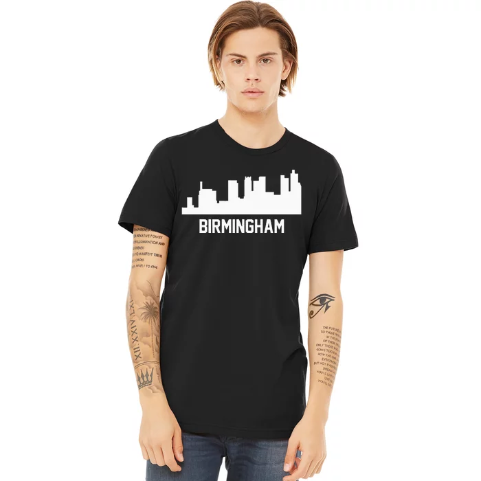 Birmingham Alabama Skyline Cityscape Premium T-Shirt