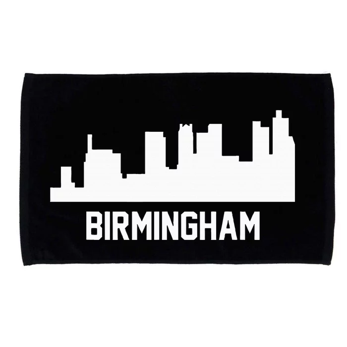 Birmingham Alabama Skyline Cityscape Microfiber Hand Towel