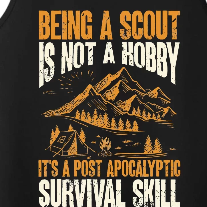 Being A Scout ItS A Post Apocalyptic Survival Skill Performance Tank