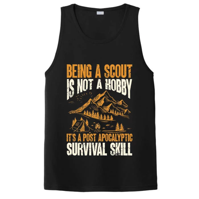 Being A Scout ItS A Post Apocalyptic Survival Skill Performance Tank