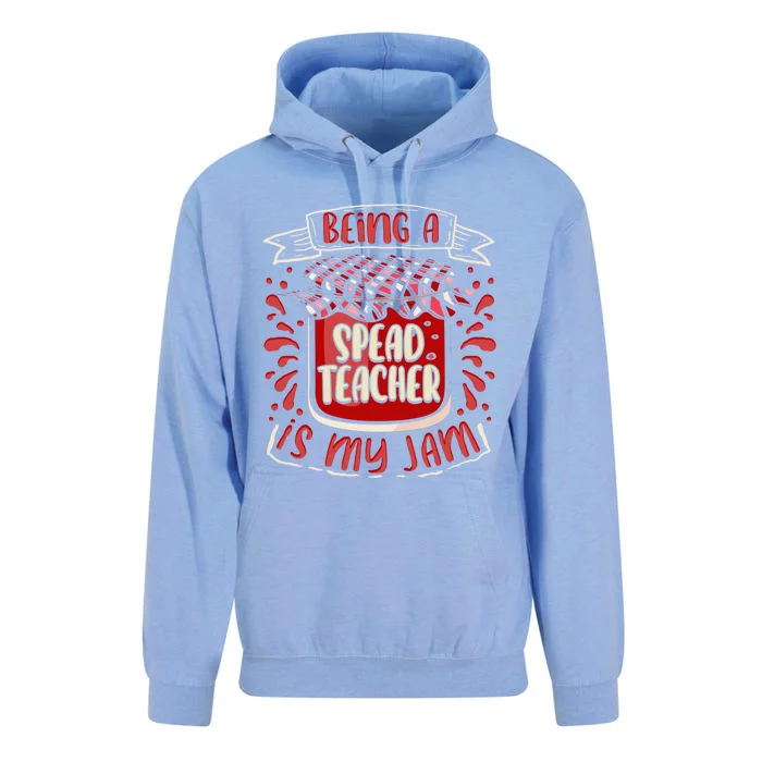 Being A Spead Teacher Is My Jam Special Education Teacher Gift Unisex Surf Hoodie