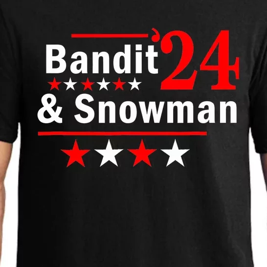 Bandit And Snowman 2024 Election Pajama Set