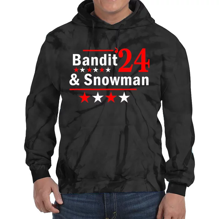 Bandit And Snowman 2024 Election Tie Dye Hoodie