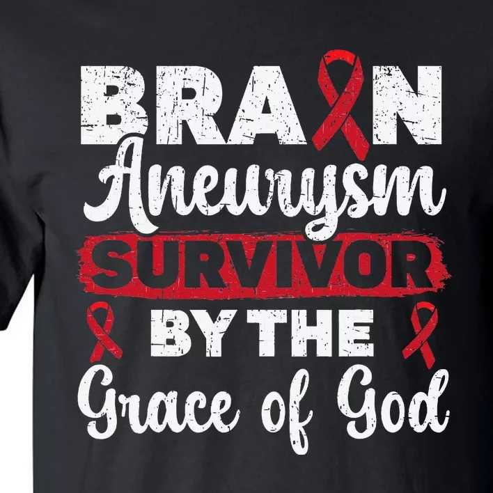 Brain Aneurysm Survivor Medical Condition Aneurysm Awareness Tall T-Shirt