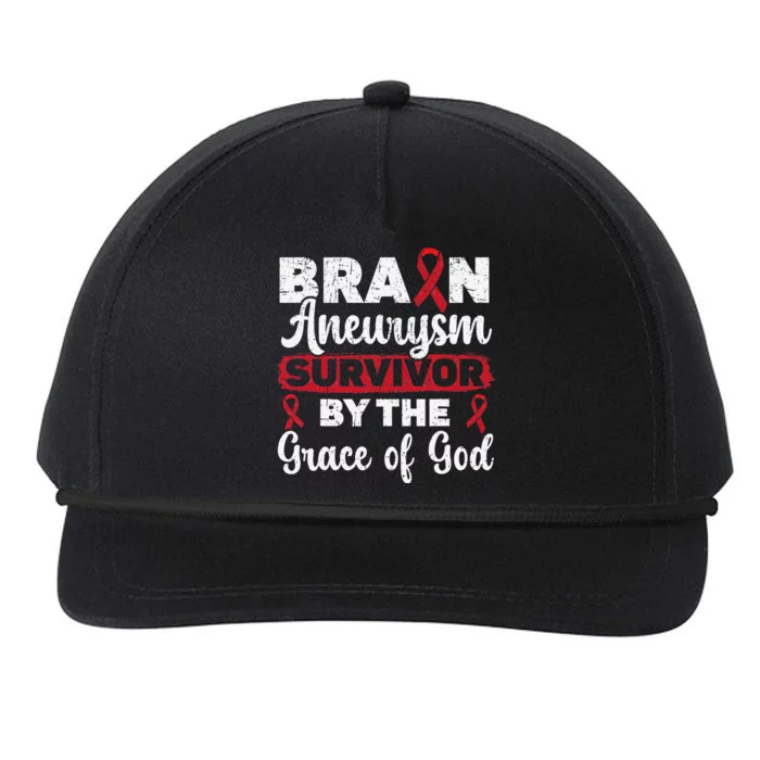 Brain Aneurysm Survivor Medical Condition Aneurysm Awareness Snapback Five-Panel Rope Hat