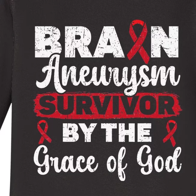 Brain Aneurysm Survivor Medical Condition Aneurysm Awareness Baby Long Sleeve Bodysuit