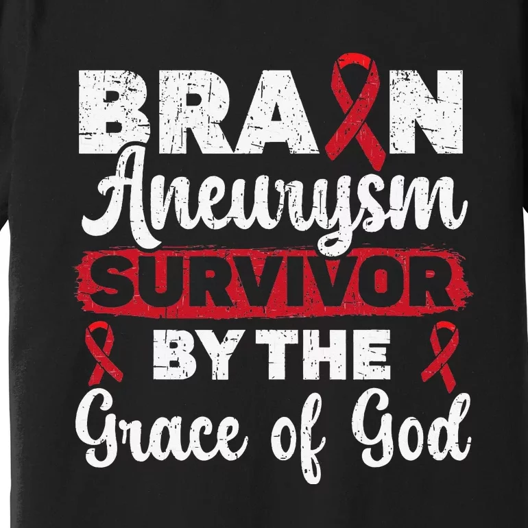 Brain Aneurysm Survivor Medical Condition Aneurysm Awareness Premium T-Shirt