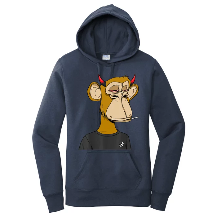 Bitcoin Ape Stoned Women's Pullover Hoodie