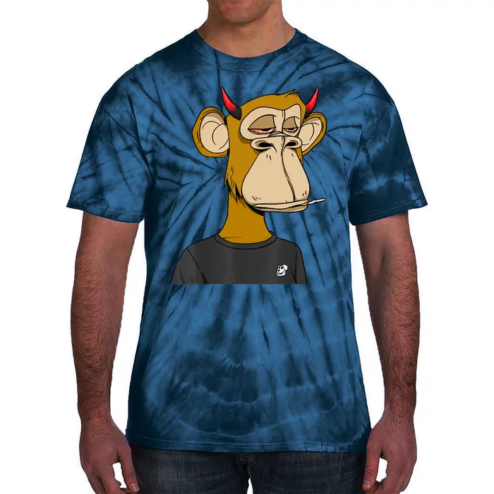 Bitcoin Ape Stoned Tie-Dye T-Shirt