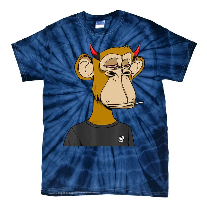 Bitcoin Ape Stoned Tie-Dye T-Shirt