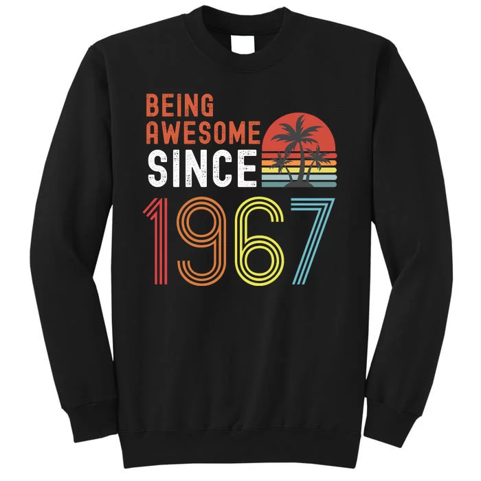 Being Awesome Since 1967, Made In 1967, Vintage 54th Birthday Tall Sweatshirt