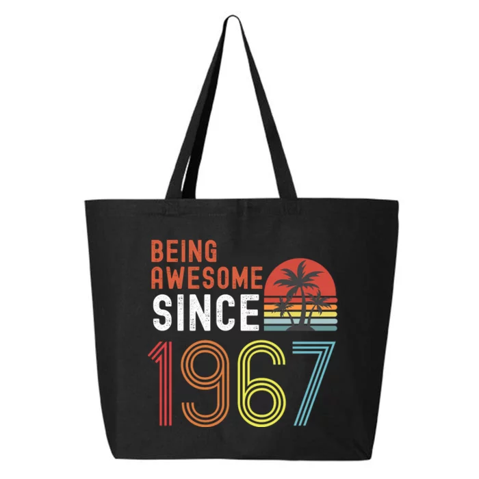 Being Awesome Since 1967, Made In 1967, Vintage 54th Birthday 25L Jumbo Tote