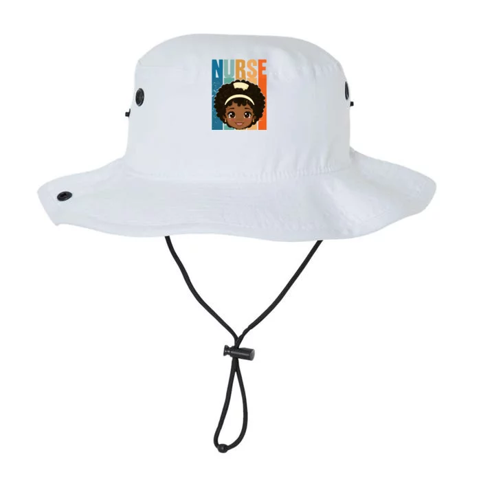 Black Afro Strong Nurse Black History Month Nursing Funny Gift Legacy Cool Fit Booney Bucket Hat