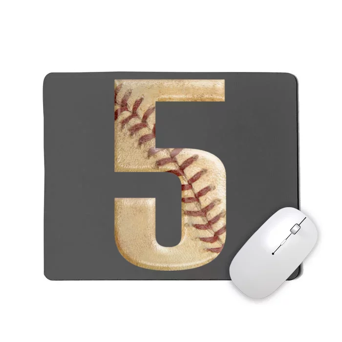 Baseball 5th Birthday Mousepad