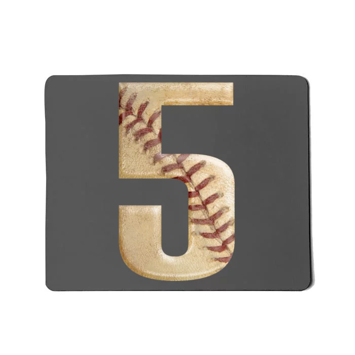 Baseball 5th Birthday Mousepad