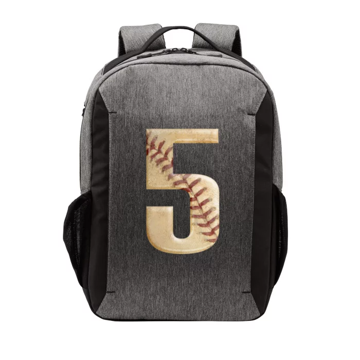 Baseball 5th Birthday Vector Backpack