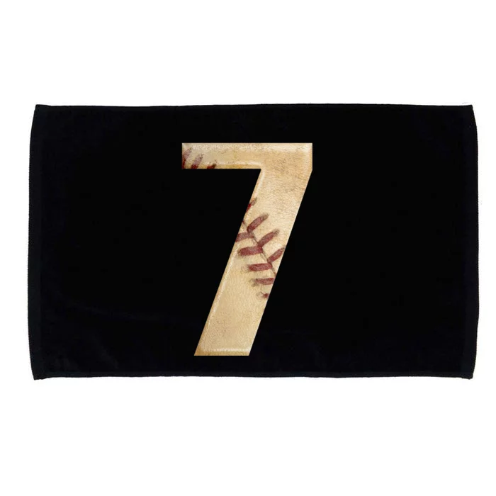 Baseball 7th Birthday Microfiber Hand Towel