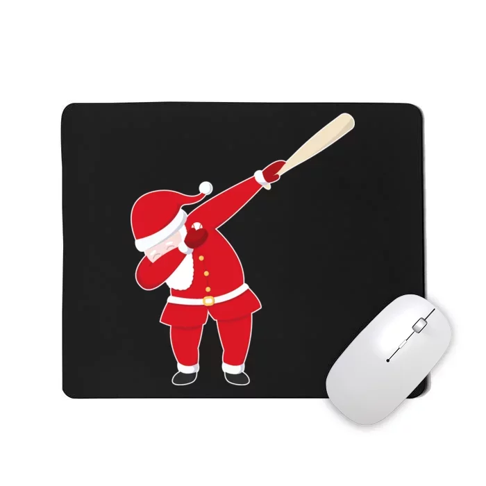 Baseball Bat Dabbing Santa Mousepad