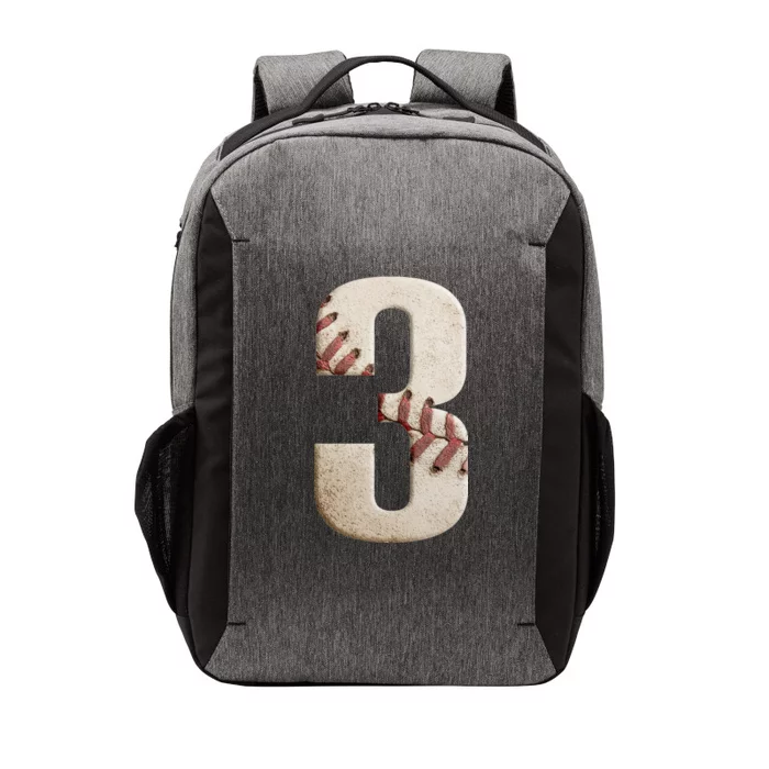 Baseball Birthday 3rd Birthday Vector Backpack