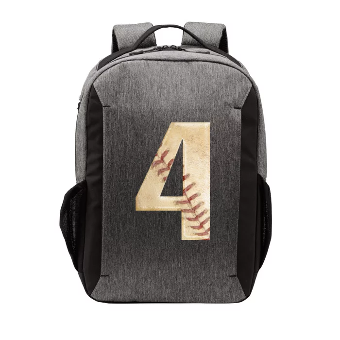 Baseball Birthday 4th birthday Vector Backpack