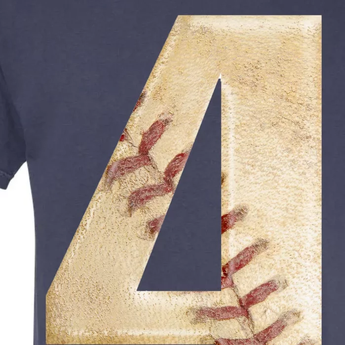 Baseball Birthday 4th birthday Garment-Dyed Heavyweight T-Shirt